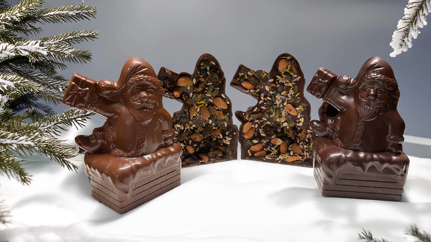 Père Noël Cheminée - Mendiants