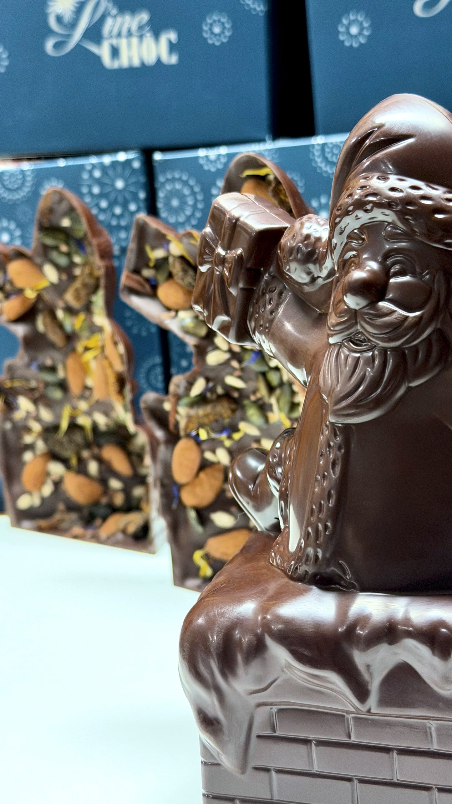 Père Noël Cheminée - Mendiants